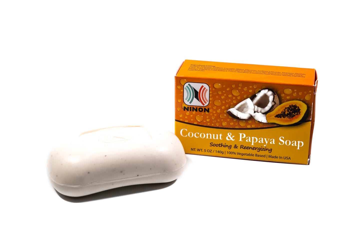 Ninon Coconut and Papaya Soap 5oz | NinonUSA
