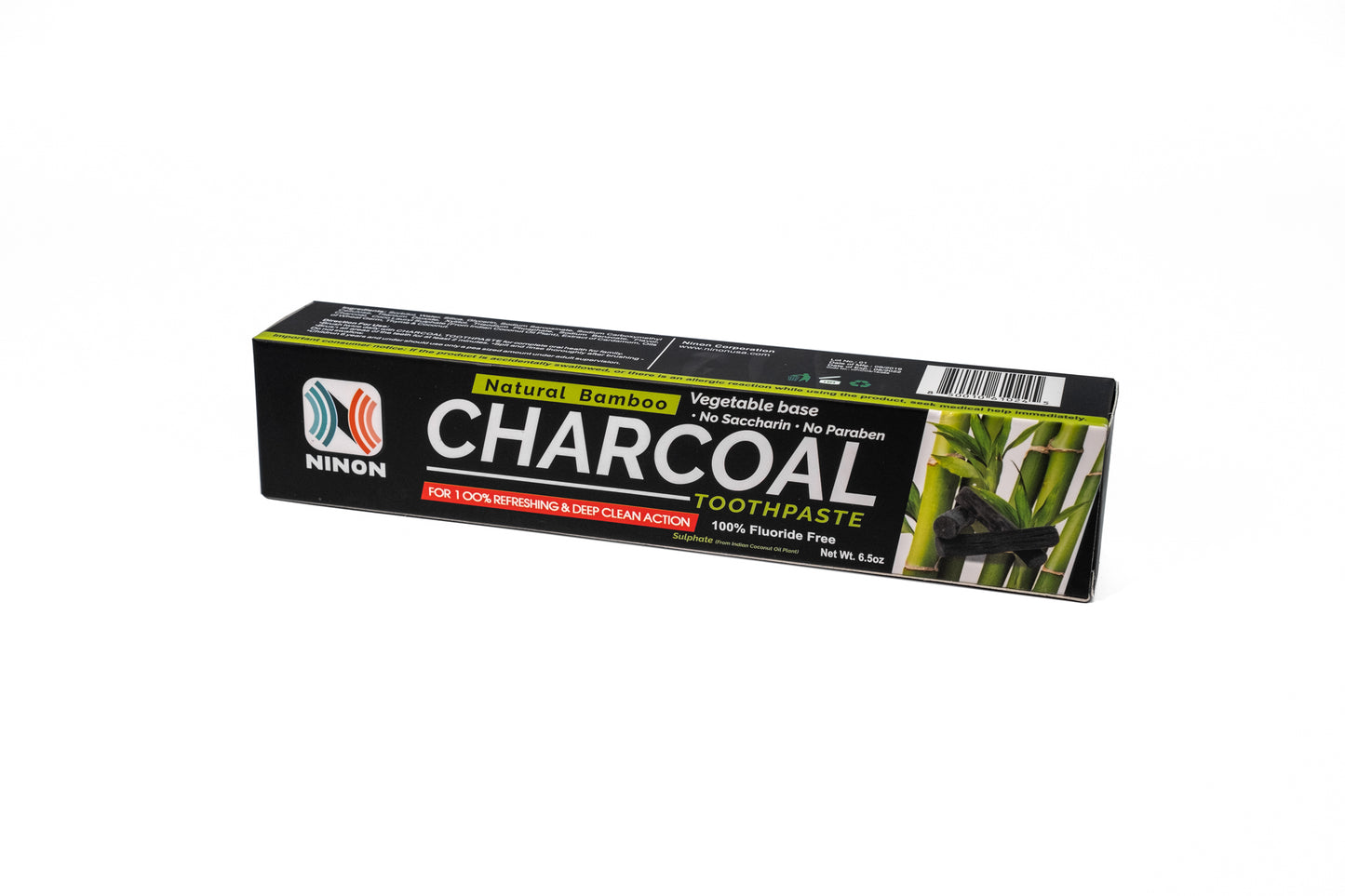 Ninon Charcoal Toothpaste 6.5 oz | NinonUSA