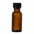 1/2 Oz Boston Round Amber Bottle | NinonUSA