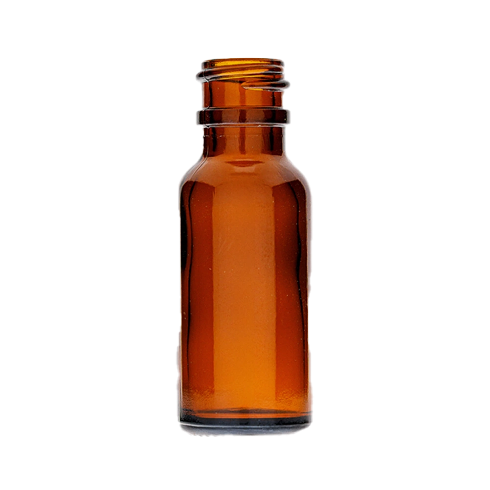 1/2 Oz Boston Round Amber Bottle