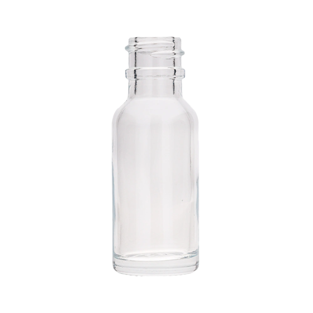 1/2 Oz Boston Round Clear Bottle