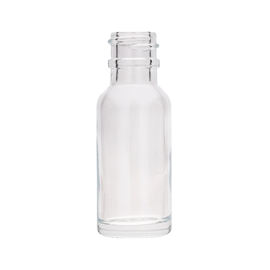 1/2 Oz Boston Round Clear Bottle