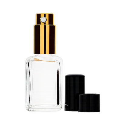 1/2 Oz Square Shape Bottle w-Spray
