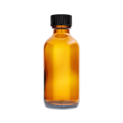 2 Oz Boston Round Amber Bottle