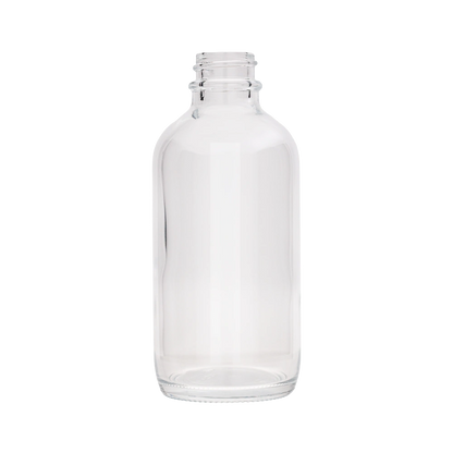 4 Oz Boston Round Clear Bottle