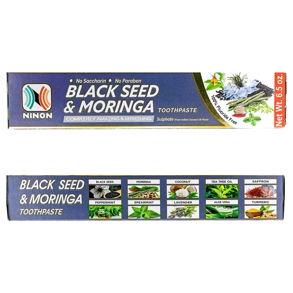 Ninon Blackseed & Moringa Toothpaste (6.5 oz)