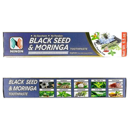 Ninon Blackseed & Moringa Toothpaste (6.5 oz)