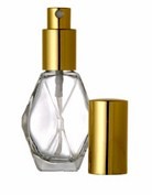 1/2 Oz Diamond Shape Bottle w-Spray