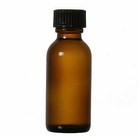 1 Oz Boston Round Amber Bottle