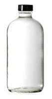 32 Oz Boston Round Clear Bottle
